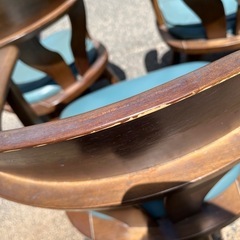 ダイニングチェア   4脚  回転式の画像