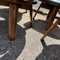 ダイニングチェア   4脚  回転式の画像