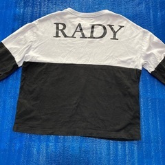 【ちびrady】バックプリントバイカラーロンT【S105】の画像