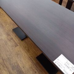 ★ジモティ割あり★  ミーティングテーブル 木目調 H70×D75×W150 クリーニング済み MT4346の画像