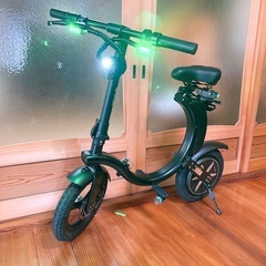 SWIFT HORSE K2★14インチ★折り畳み電動バ イク★特定小型原付★ブラック★の画像