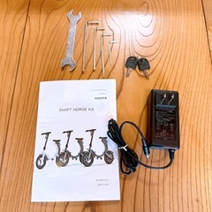 SWIFT HORSE K2★14インチ★折り畳み電動バ イク★特定小型原付★ブラック★の画像