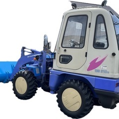 旭川発　三菱　WS210II ホイルローダー　ミニ ショベル　タイヤショベル　バケットマス増し　チェーン付き   　の画像