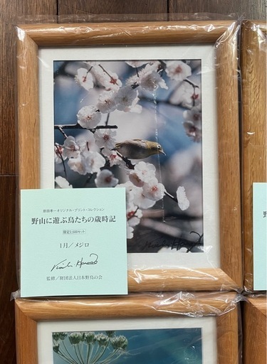 【限定】原田孝一オリジナルプリントコレクション 「野山に遊ぶ鳥たちの歳時記」 限定】原田孝一オリジナルプリントコレクション 「野山に遊ぶ鳥