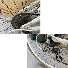 LOUIS GARNEAU CHASSE 420mm クロスバイク 700×28C 8×3 ホワイト ルイガノ シャッセ 自転車  札幌市手稲区の画像