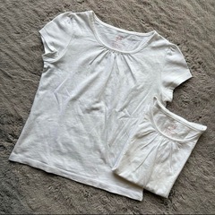 【H&M】120cm 白Tシャツ 2枚セット