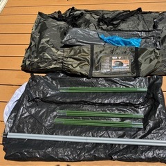 MIL-TEC 3人用テント　シュラフ3個の画像