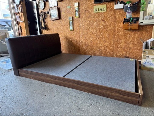 D3004   ダブルベッド　ローベッド　フレームのみ　ドリームベッド