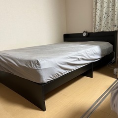 【引き取り限定】ダブルベッドフレーム