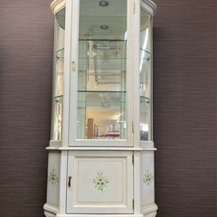 アンティーク調の飾り棚　ロココ調　姫家具　クラック塗装　の画像