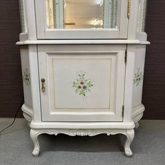 アンティーク調の飾り棚　ロココ調　姫家具　クラック塗装　の画像