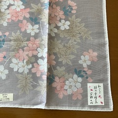 宇野千代 大判ハンカチ 桜 49×49cmの画像