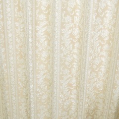 【大至急】出窓用カーテン｜ジャガード｜ベージュの画像
