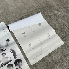 EXO ポスター3枚セット　韓国　アイドル　現状品の画像