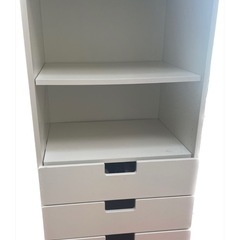 IKEA ミッケ　机　収納棚　椅子3点セットの画像