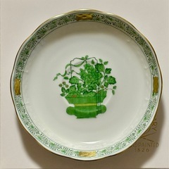 Herend ヘレンド　清の花籠　ティーカップ・ソーサーセット（未使用）の画像