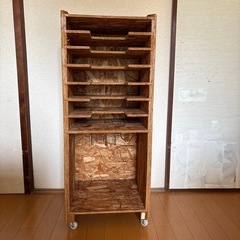 手作り　ランドセル収納