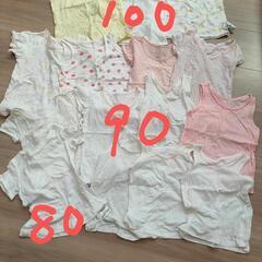 夏用肌着80〜100サイズ合計16枚の画像