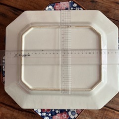 大皿２枚セット可愛い梅の花　和柄　大皿　パーティ用の画像