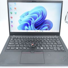 フルHD 動作◎ 14 レノボ ノートPC ThinkPad X1 Carbon Core i5-8250U windows11 pro 8GB SSD256GB  カメラあり オフィス (B720)の画像