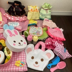 ミキハウスのポシェットのおまけ付き！メルちゃん　お弁当　洋服　おしゃれ　の画像