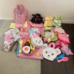 ミキハウスのポシェットのおまけ付き！メルちゃん　お弁当　洋服　お...