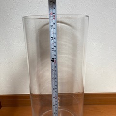 花瓶　ガラス製　大きいサイズ　直径18cm x 高さ　40cmの画像