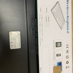 ワイヤレスキーボードの画像