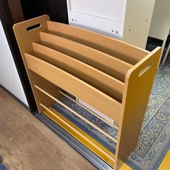 【リサイクルサービス八光】幅83.5cm　トイザらス　ブックラック＆トイオーガナイザーの画像