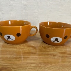 【新品未使用】スープマグカップ　リラックマ　2つの画像