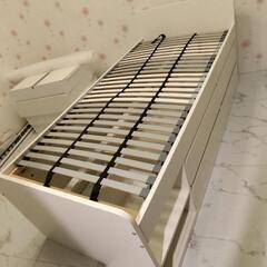 ❣️美品 【IKEA】シングルベッドフレーム 、 引き出し付きの画像
