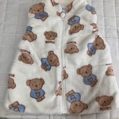 クマ柄フリーススリーパー 110の画像