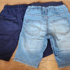 Size140 半ズボン 2点セットの画像