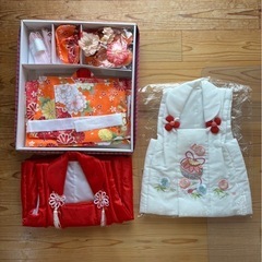 美品！3歳 女の子用 七五三 着物セット】