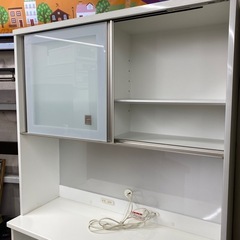 【多機能】　食器棚　白　幅120×奥45×高20.5cm　リサイクルショップ　朝霞市　ケイラック朝霞田島店　志木市　和光市　GM333の画像