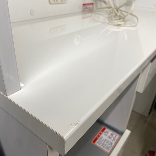 【多機能】食器棚　白　ゴミ箱収納　幅120×奥45×高20.5cm　リサイクルショップ　朝霞市　ケイラック朝霞田島店　志木市　和光市　GM333 多機能】食器棚 白 ゴミ箱収納 幅120×奥45×高20.5cm