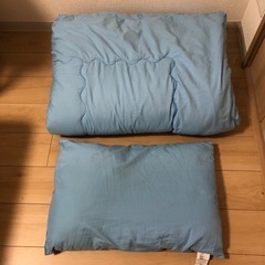 シングル　掛け布団＋枕　