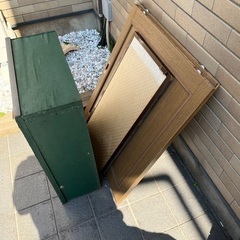木材、扉、差し上げます。の画像