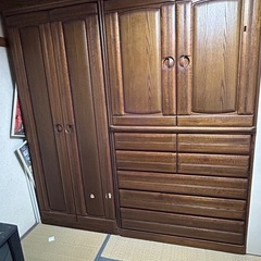 桐箪笥 タンス ヴィンテージ アンティーク 家具 収納 嫁入り道...