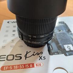 最終値下げ！Canon EOS Kiss x5 ダブルレンズセットの画像