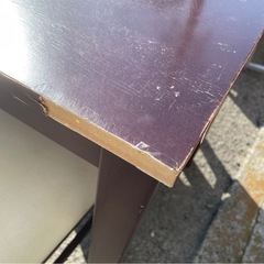 ◆早い方優先!!　延長式2人用食卓テーブルセットの画像