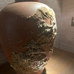 信楽焼の花瓶　信楽焼　日本六古窯の一つの画像