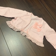 長袖ボレロカーディガン90センチの画像