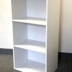 ◎ B メーカー不明 3段カラーボックス 高さ 幅　1部傷あり