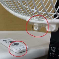 エイブイ：APIX INTL(アピックス) ACフロアー扇風機 AFL-252R 2021年製の画像