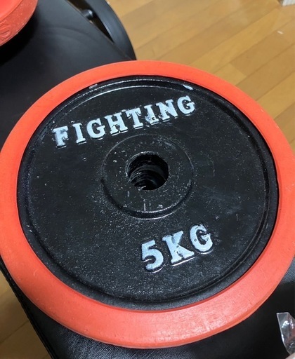 注目ショップ・ブランドのギフト FIGHTING ROAD 南小倉の (sam) (合計80kg) ベンチプレスセット ウエイトトレーニング