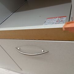 ★ジモティ割あり★  食器棚 グレー W99.5×D47×H210 クリーニング済み TC8563の画像