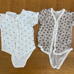 70cm前あき肌着4枚セット