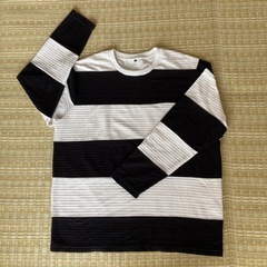 ボーダーカットソーの画像