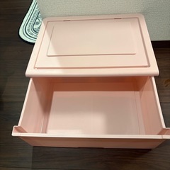 ピンク 収納ボックスの画像